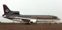 JY-AGB - Taxiing Brussels towards t/o RWY 25r '90s - by j.van mierlo