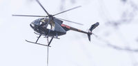 N371EE - Sighted delivering parts to workers repair high tension lines - by Bob Reagan
