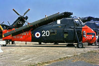 XS866 @ EGUS - XS866   Westland WS.58 Wessex HAS.1 [WA246] (Royal Navy) RNAS Lee-on-Solent~G @ 06/06/1983 - by Ray Barber