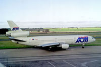 F-GGMZ @ EGPH - F-GGMZ   McDonnell Douglas DC-10-30 [46990] (AOM French Airlines) Edinburgh-Turnhouse~G 07/03/1992 - by Ray Barber