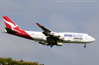 VH-OEF @ KJFK - Boeing 747-438/ER - Oneworld (Qantas)   C/N 32910, VH-OEF - by Dariusz Jezewski www.FotoDj.com