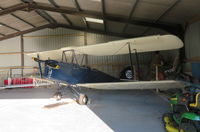 N1937D - In hangar at Pent Farm airfield, Kent - by Chris Holtby