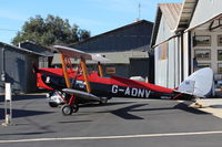 N675LF @ SZP - 1944 DeHavilland DH-82A TIGER MOTH II, DeHavilland Gypsy Moth II 4 cylinder inline air-cooled 135 Hp, At the Watson Museum hangar ramp. - by Doug Robertson