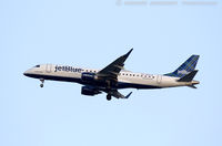 N283JB @ KJFK - Embraer 190AR (ERJ-190-100IGW) Pretty in Blue - JetBlue Airways  C/N 19000125, N283JB