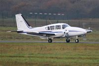 F-BLEB @ LFRB - Piper PA-23-250 Aztec, Taxiing rwy 25L, Brest-Bretagne Airport (LFRB-BES) - by Yves-Q