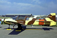 G-ASAL @ EGLF - G-ASAL   Scottish Aviation SA.120-124 Bulldog [BH129/239] Farnborough~G 06/09/1980. From a slide - by Ray Barber
