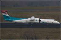 LX-LQC @ EDDR - De Havilland Canada DHC-8-400Q - by Jerzy Maciaszek