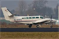 D-ITTT @ EDDR - Cessna 421C, - by Jerzy Maciaszek