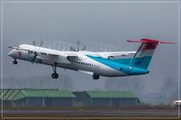 LX-LQJ @ EDDR - De Havilland Canada DHC-8-402Q, - by Jerzy Maciaszek