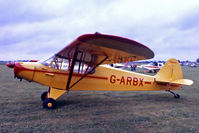G-ARBX @ EGBK - G-ARBX   Piper PA-18-150 Super Cub [18-7355] Sywell~G 02/07/1978 - by Ray Barber