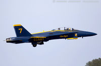 162885 @ KNKT - F/A-18B Hornet 162885  from Blue Angels Demo Team  NAS Pensacola, FL - by Dariusz Jezewski www.FotoDj.com