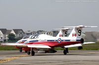 114054 @ KFRG - CAF CT-114 Tutor 114054 C/N 1054 from Snowbirds Demo Team 15 Wing CFB Moose Jaw, SK