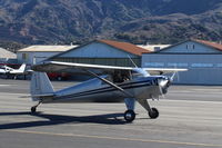 N2485K @ SZP - 1947 Luscombe 8E SILVAIRE, Continental C85 85 Hp, taxi - by Doug Robertson