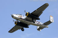N2825B @ KFRG - North American RB-25 Mitchell Miss Hap  C/N 62-2837, NL2825B - by Dariusz Jezewski www.FotoDj.com