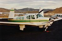 N74587 @ RNO - Reno Airport Nevada 1991. - by Clayton Eddy