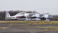 G-EGRV @ EGFH - Resident Vans RV-8 aircraft. - by Roger Winser