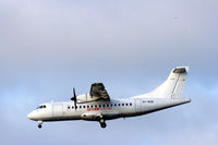 OY-RUO @ EKCH - OY-RUO landing rw 22L. DAT AIR with Stord flyet titles - by Erik Oxtorp