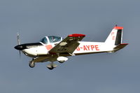 G-AYPE @ EGSH - Landing at Norwich. - by Graham Reeve