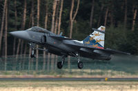 9234 @ EBBL - Czech Air Force Saab JAS39C Gripen taking off from Kleine Brogel air base, Belgium. Air show 2018 - by Van Propeller