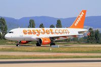 HB-JZV @ LFSB - Airbus A320-214,Taxiing to holding point rwy 15, Bâle-Mulhouse-Fribourg airport (LFSB-BSL) - by Yves-Q