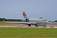 ZJ690 @ EGQK - ZJ690   Bombardier BD-700-1A10 Sentinel R.1 [9107] (Royal Air Force) RAF Kinloss~G 04/07/2010 - by Ray Barber