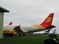 B-6169 @ EGBP - next to hangar awaiting dismantling - by Magnaman