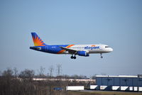 N272NV @ CVG - Allegiant A320 on final - by Christian Maurer