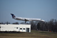 N13979 @ CVG - ERJ-145LR diving to 18L from New Jersey - by Christian Maurer