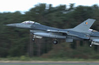 FA-70 @ EBBL - Belgian Air Force F-16AM taking off at Kleine Brogel air base, air show 2018 - by Van Propeller