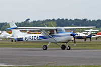 G-BFOE @ EGLK - G-BFOE    R/Cessna F.152 [1475] (Redhill Air Services Ltd) Blackbushe~G 02/05/2015 - by Ray Barber