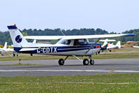 G-CDTX @ EGLK - G-CDTX   R/Cessna F.152 [1662] Blackbushe~G  02/05/2015 - by Ray Barber