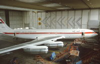 A6-HPZ @ HAM - Hamburg 21.4.1982 on maintenance with Lufthansa. - by leo larsen