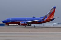 N206WN @ KBOI - Landing roll out on RWY 10L. - by Gerald Howard