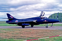 XF967 @ EGQS - XF967   Hawker Hunter T.8B [HABL003122] (Royal Air Force) RAF Lossiemouth~G @ 1991 - by Ray Barber