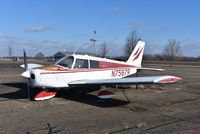 N7587R @ CYO - Piper Cherokee 140 at Circleville - by Christian Maurer