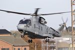 ZJ131 @ EGDY - Merlin HC.4 ZJ131/P in the hover before departing RNAS Yeovilton - by Liam Toohill