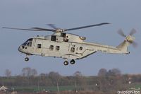 ZJ121 @ EGDY - Merlin HC.4 ZJ121 returning to Yeovilton following deployment