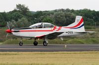 069 @ LFSI - Pilatus PC-9M, Croatian Air Force aerobatic team, Landing rwy 29, St Dizier-Robinson Air Base 113 (LFSI) Open day 2017 - by Yves-Q