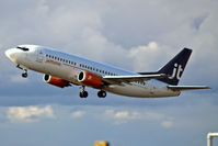 OY-JTB @ EKBI - OY-JTB   Boeing 737-3Y0 [24464] (Jetime) Billund~OY 13/06/2008