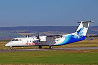 8Q-IAM @ EGPE - 8Q-IAM   De Havilland Canada DHC-8Q-311B Dash 8 [499] (Maldivian) Inverness (Dalcross)~G 01/10/2013 - by Ray Barber