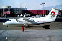N805AW @ KCLT - N805AW   De Havilland Canada DHC-8-103 Dash 8 [146] (America West Express) Charlotte-Douglas Int'l 28/10/1991 - by Ray Barber