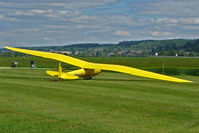 HB-225 @ LSZG - Amateur-built by Fritz Glur 1937. 1938-03-12/13 he set a Swiss endurance record for sailplanes with 28:21.
Only 4 planes were built by different builders. This is the only one existing.