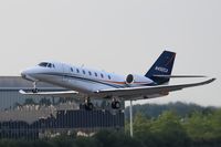 N492CA @ EGLF - CAVA LLc Cessna 680 Soverign landing at Farnborough for the FIA 2018.. - by dave226688