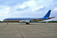 N905CL @ KACT - N905CL   Douglas DC-8-31 [45274] (Sun Land Airlines) Waco-Regional~N 09/11/1982. From a slide. - by Ray Barber