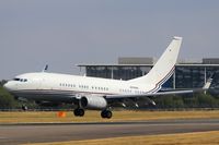 N836BA @ EGLF - Boeing Executive Flight 737 landing at FAB for the FIA18 week - by dave226688