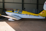 HB-ECJ @ LSPL - Hangared at Bleienbach - by sparrow9