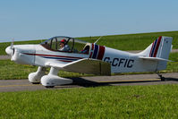 G-CFIC @ LSGE - Just landed at Ecuvillens