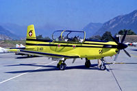 C-401 @ LSGS - C-401   Pilatus PC-9 [119] (Swiss Air Force) Sion~HB 09/09/1991 - by Ray Barber