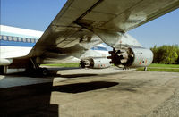 OY-DSP @ CPH - Copenhagen 11.5.1984 with JT3C-7 Turbojet engines - by leo larsen