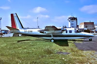 TF-ERR @ EGGW - TF-ERR   Rockwell 690A Turbo Commander [11172] Luton~G 27/06/1984 - by Ray Barber